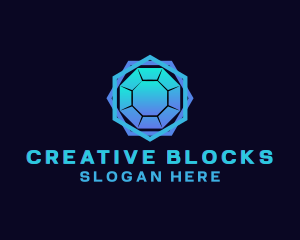 Creative Crystal Gemstone logo design