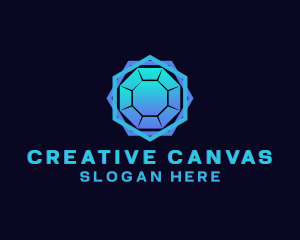 Creative Crystal Gemstone logo design