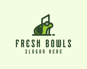 Music Frog Headset logo design