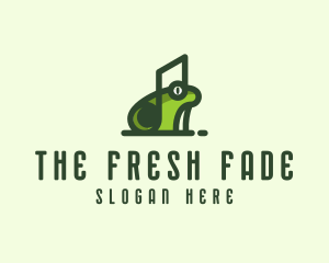 Music Frog Headset logo design