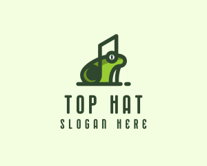 Music Frog Headset logo design