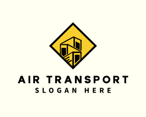 Imported Trailer Container Logistics logo design