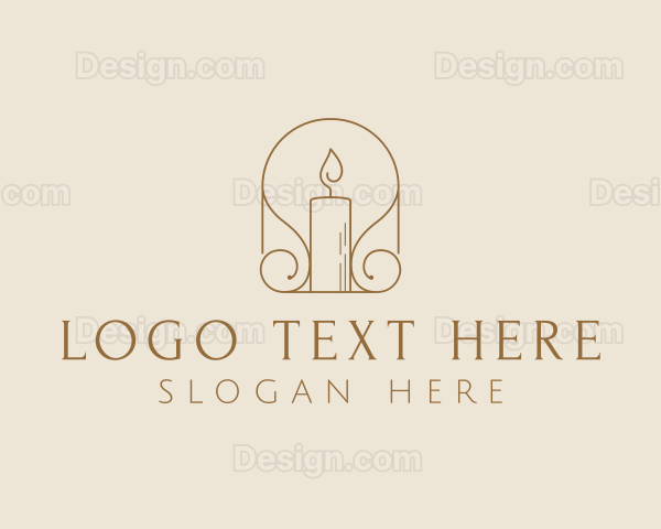 Candle Light Lamp Logo