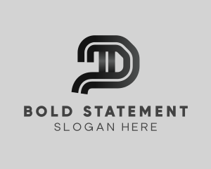 Bold Letter D logo design