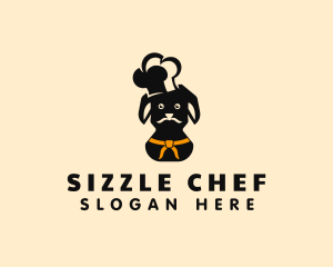 Puppy Chef Cooking logo design