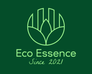 Minimalist Eco Property logo design