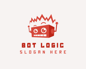 Cartoon Tech Bot logo