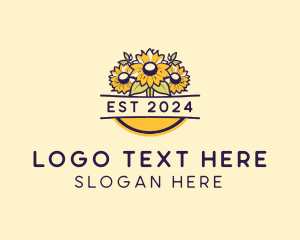 Sunflower Garden Floral logo