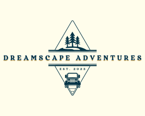 Camping Travel Adventure logo design