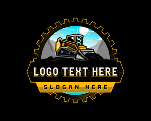 Bulldozer Excavator Skid Steer logo