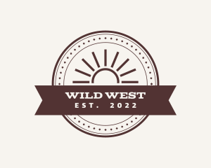 Western Sunrise Banner logo design