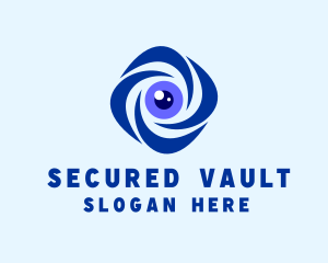 Security Surveillance Lens logo design