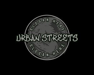 Paint Urban Graffiti logo design