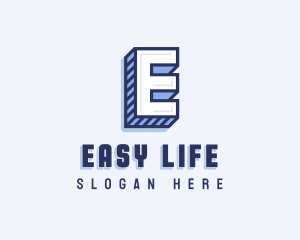 Generic 3D Letter E logo design