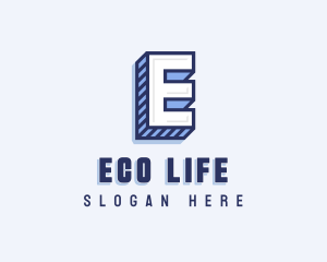 Generic 3D Letter E logo design