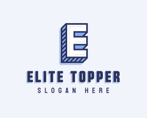 Generic 3D Letter E logo design