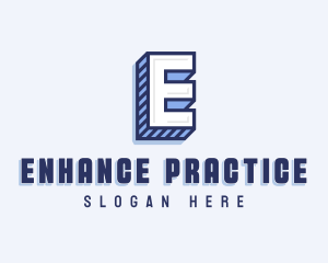 Generic 3D Letter E logo design