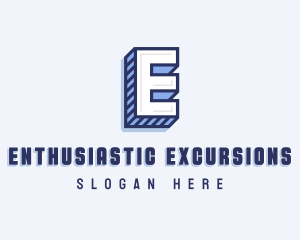 Generic 3D Letter E logo design