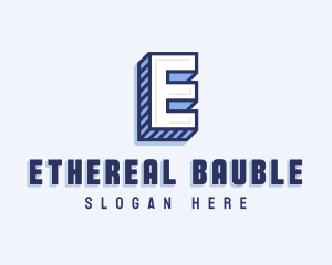 Generic 3D Letter E logo design