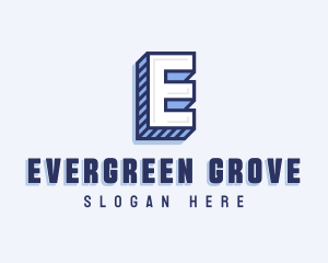 Generic 3D Letter E logo design