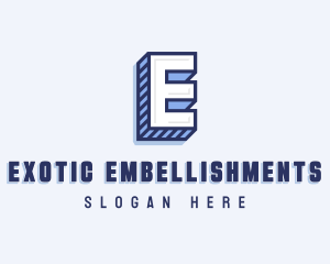 Generic 3D Letter E logo design