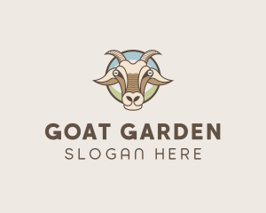 Goat Farm Animal logo