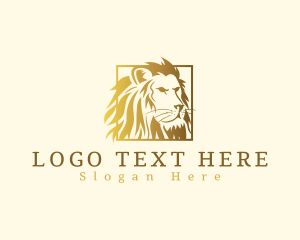 Golden Feline Lion logo