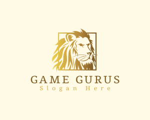Golden Feline Lion logo