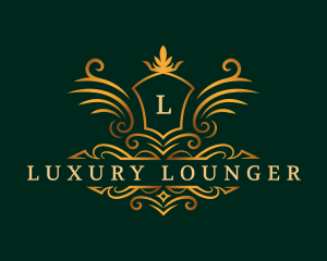 Luxury Crown Shield logo design