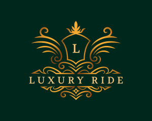 Luxury Crown Shield logo design