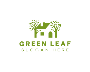 Tree Real Estate House logo design