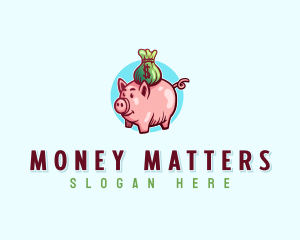 Pig Money Savings logo design