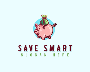 Pig Money Savings logo design