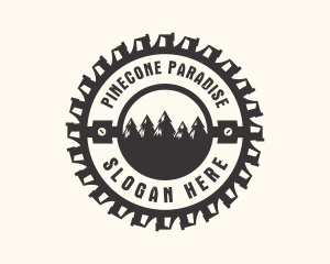 Pine Tree Lumberjack logo