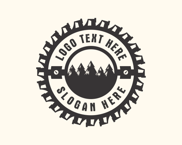 Pine Tree Lumberjack logo