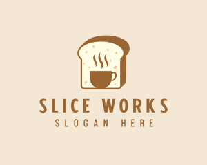 Bread Loaf Breakfast logo design