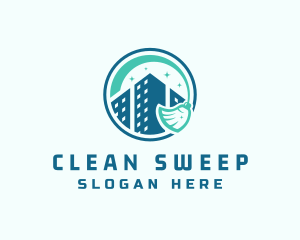 Condominium Building Cleaning logo design