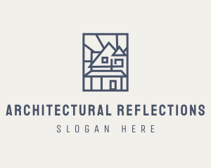 Minimal Architecture House logo design