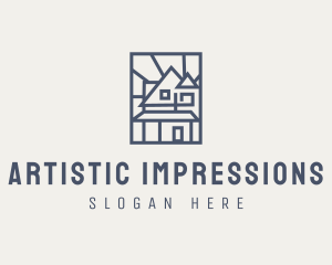 Minimal Architecture House logo design