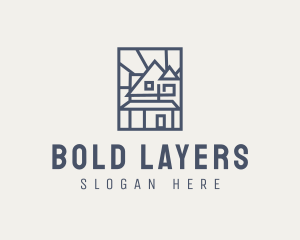 Minimal Architecture House logo design