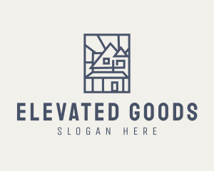 Minimal Architecture House logo design