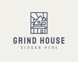 Minimal Architecture House logo design