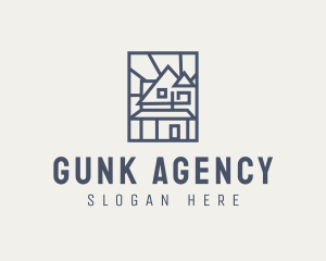 Minimal Architecture House logo design