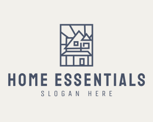 Minimal Architecture House logo design