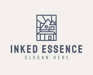 Minimal Architecture House logo design