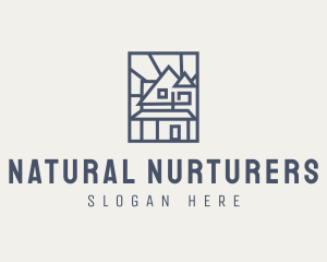 Minimal Architecture House logo design