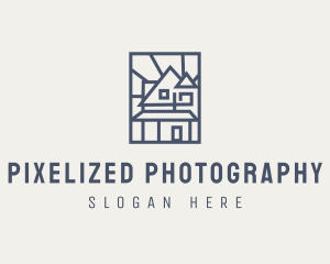 Minimal Architecture House logo design