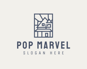 Minimal Architecture House logo design