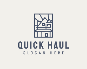 Minimal Architecture House logo design