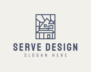 Minimal Architecture House logo design